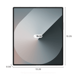 Front view of Samsung Galaxy Z Fold6 5G unfolded showing screen dimensions in centimeters