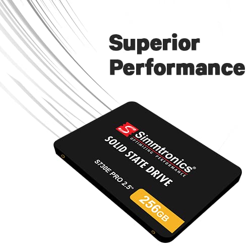 Simmtronics 256GB SATA SSD solid state drive laptop accessory with superior performance