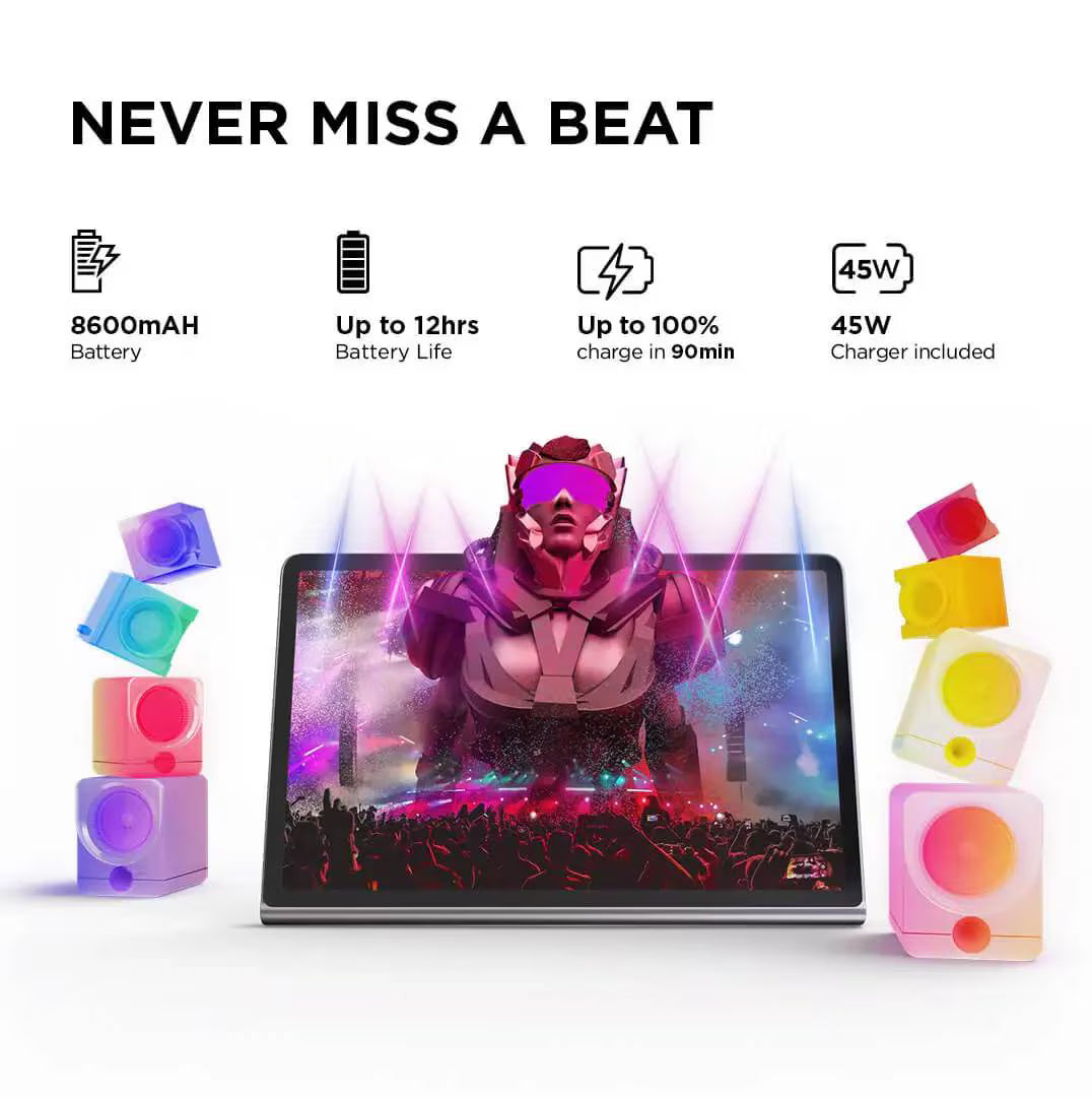 Lenovo Tab Plus 8GB RAM 256GB Storage 11.5″ 2K Display (ZADX0099IN)