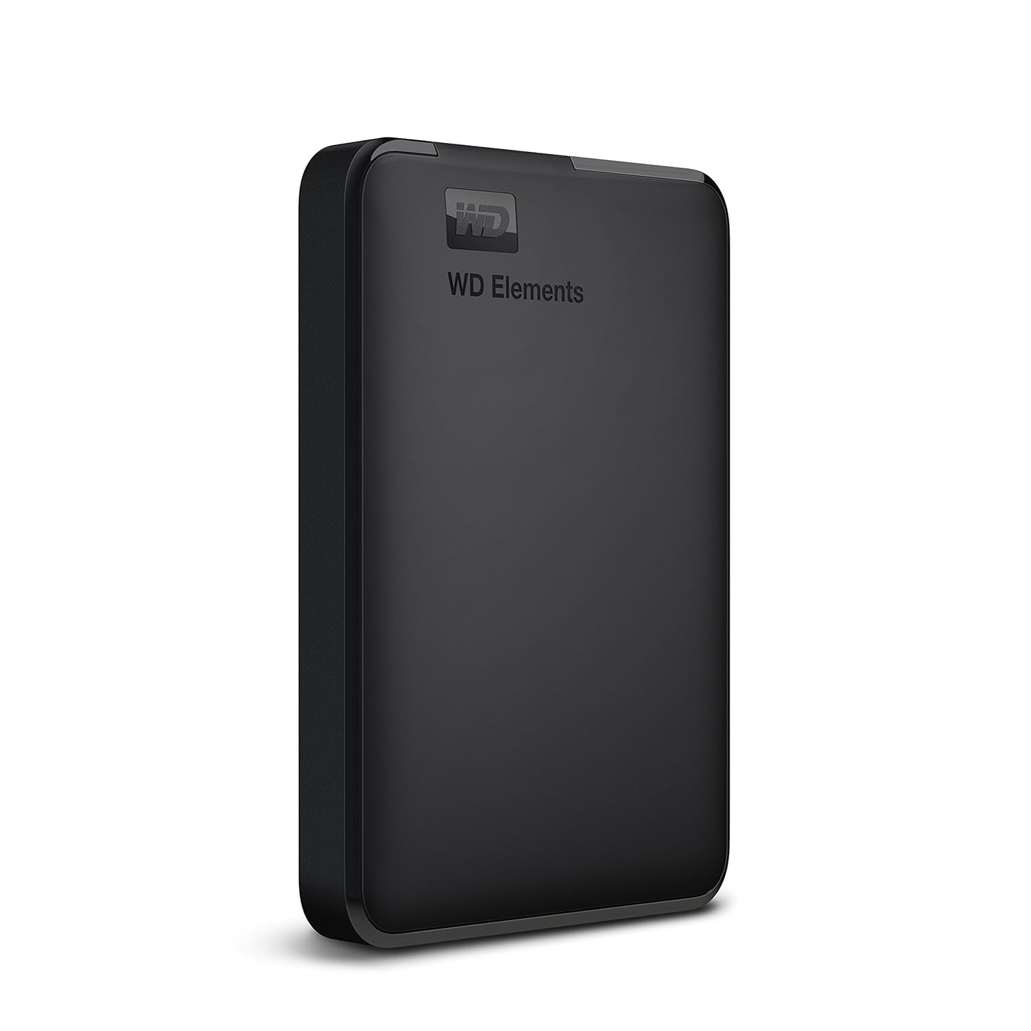 Western Digital Elements 2TB portable hard drive in black compact design for laptop accessories