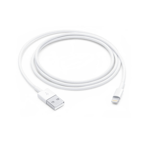 Apple lightning to USB cable 1m in white for charging and data transfer