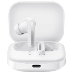 Redmi Earbud 5 TWS wireless earbuds in white with charging case open showing earbuds inside