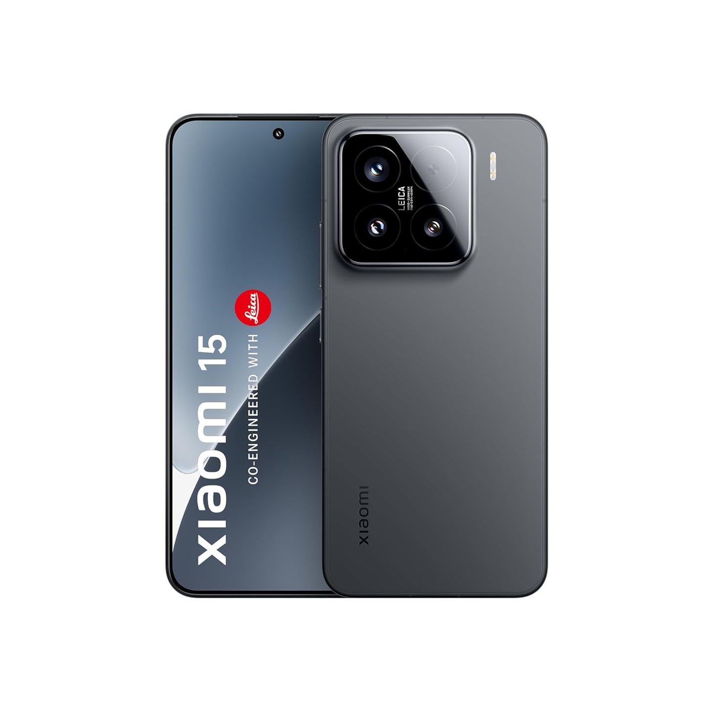 Redmi Xiaomi 15 5G smartphone with large display and triple rear camera in black