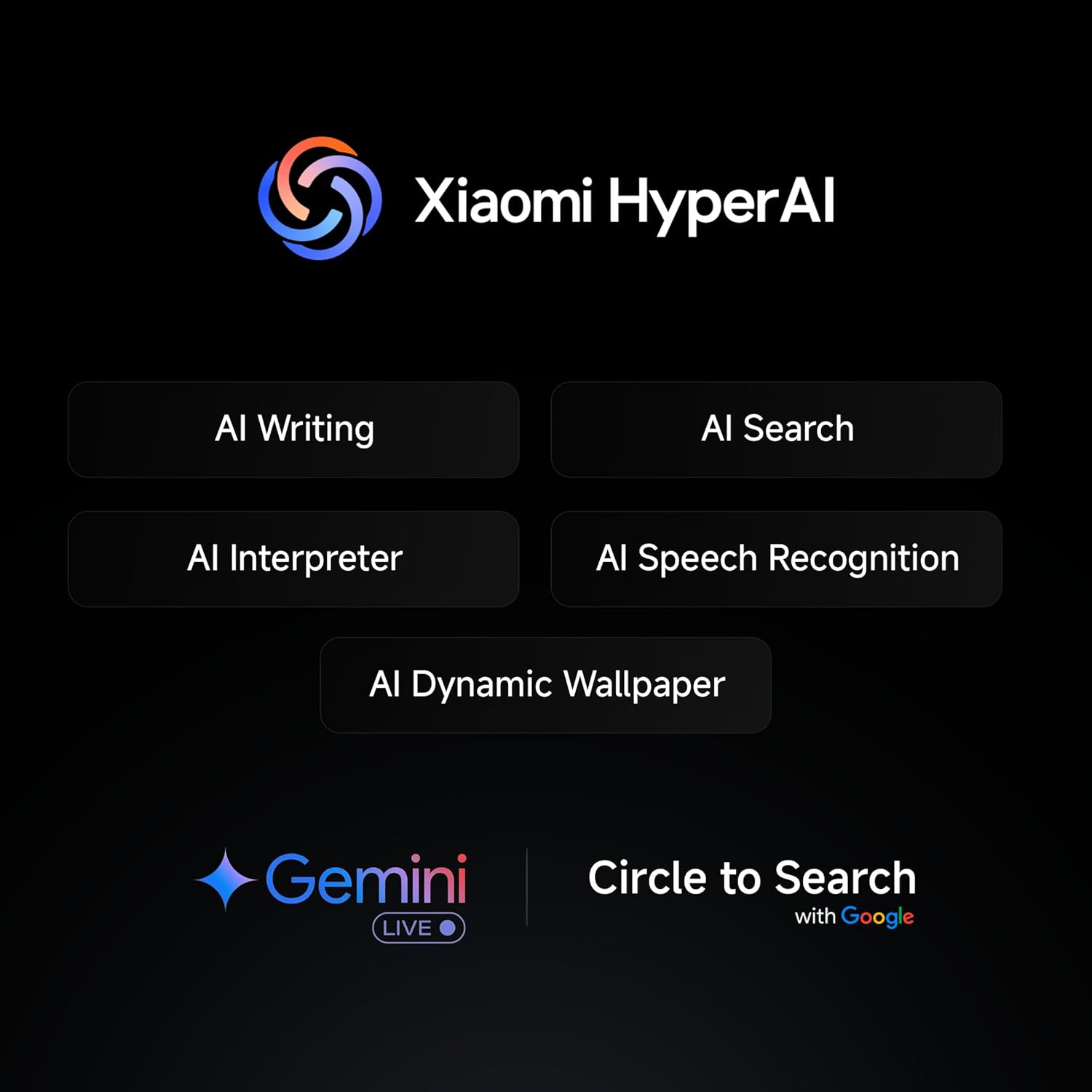 Xiaomi 15 Ultra 5G smartphone features Xiaomi HyperAI with AI writing search interpreter speech recognition