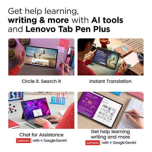 Lenovo Tab Pro with Pen Plus 12GB RAM, 256GB Storage (ZAE40195IN)